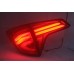 Honda HRV HR-V 15-19 Dark Chrome Smoke Light Bar LED Tail Lamp
